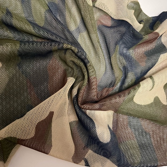 NWOT ⚜️🪖⚜️ Laina Rauma camo mesh see through biker shorts - Picture 12 of 12